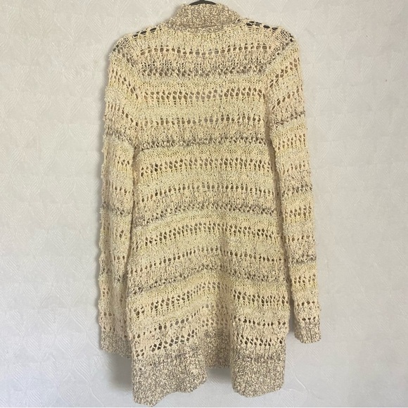 🪷Anthropologie🪷Knitted & Knotted Cardigan Open Knit Wool Mohair Blend, Medium - Picture 10 of 15
